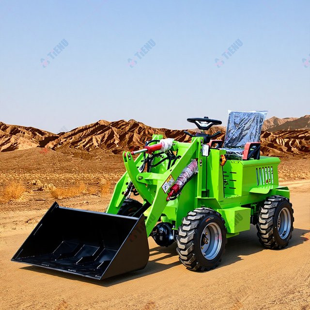 DCNB Elektrischer Mini-Radlader 4x4 mit 800 kg Tragkraft - Bild 1