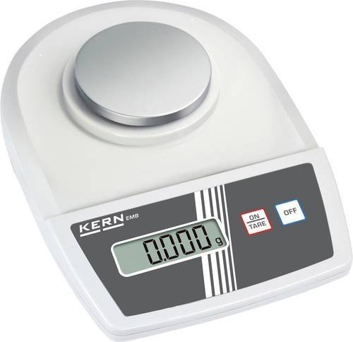 Kern Schulwaage EMB 200-3 in Silber mit einem Wägebereich bis 200g und einer Ablesbarkeit von 1 mg, batteriebetrieben - Bild 1