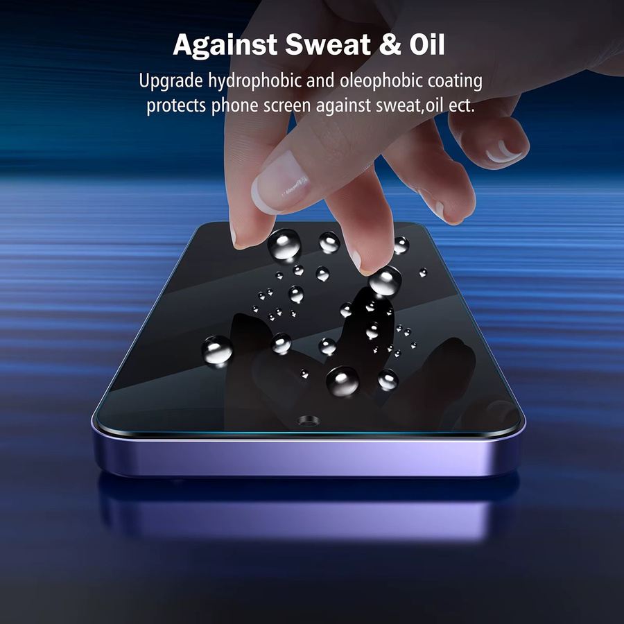 Anti-Spy Privatsphäre Displayschutzfolie aus gehärtetem Glas für Samsung Galaxy A25 5G, A24, A23, A22, A21S, A73, A72, A71, A70, A06, A05, A05S, A20S, A21 - Bild 3