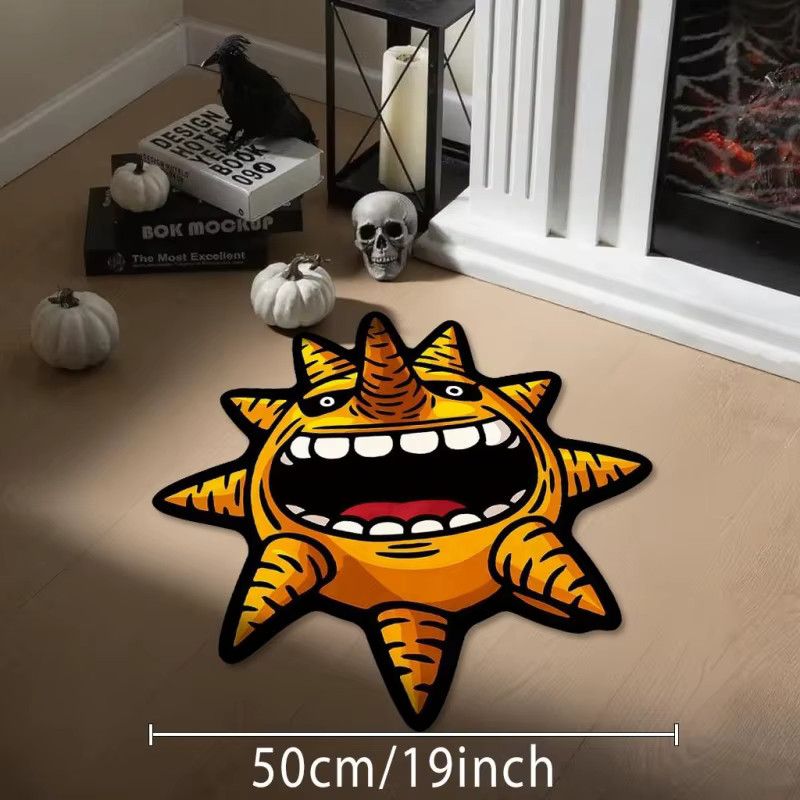 VIKAMA Anime-Stil Sonnen-Druckteppich in Multicolor für Wohnzimmer und Schlafzimmer - Bild 4