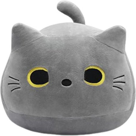 Funnny Toys Plüschkätzchen Kissen Grau, Durchmesser: 30 cm - Bild 1