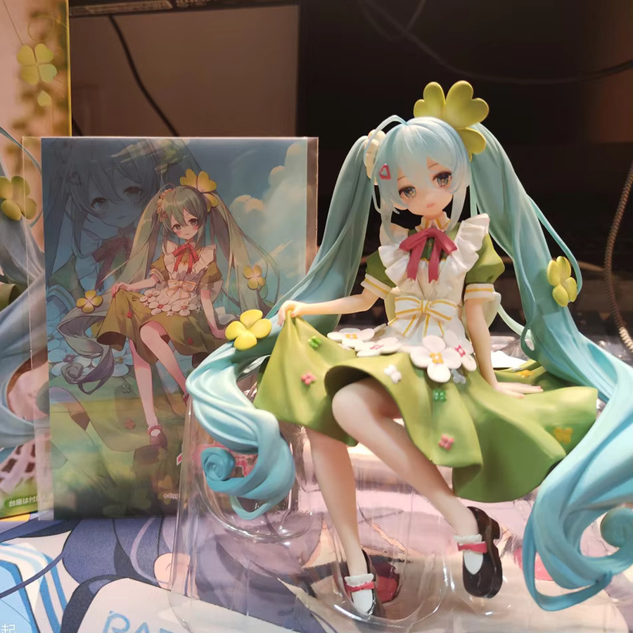 Bandai Hatsune Miku Blumenfee Figur, 14cm, Kunststoff - Bild 4