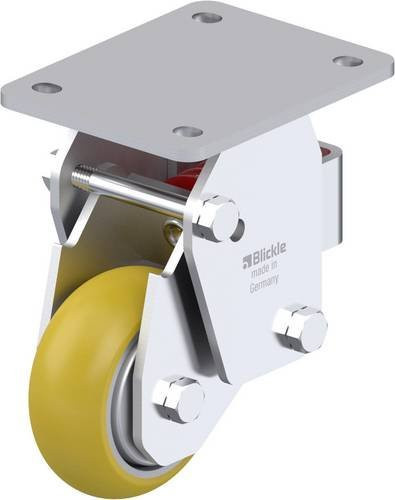 Blickle Stahlblech-Bockrolle BHF-ALTH 101K-3-FA-CO in Silber, Rad-Durchmesser: 100 mm, Tragfähigkeit: 350 kg - Bild 1
