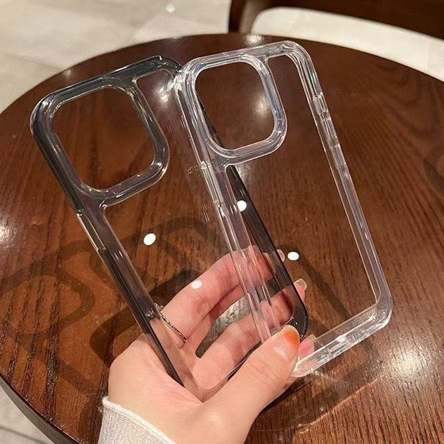 Stoßfeste Silikon-Handyhülle von szHAIyu in Transparent für iPhone Modelle - Bild 1