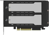 Icy Dock ExpressSlot Elite MB842MP-B PCIe RAID Controller Karte für SSDs in Schwarz und Silber - Bild 1