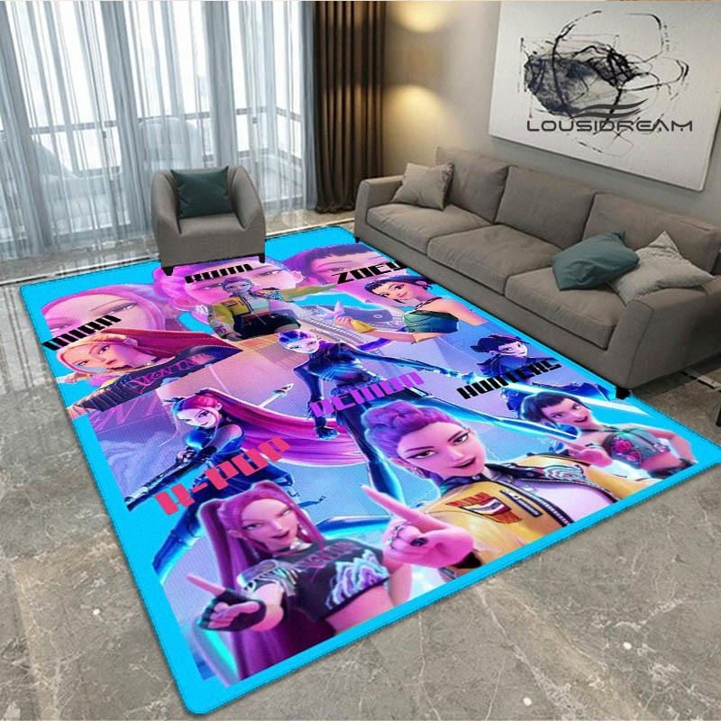 Magic Zhu KPop Dämonenjäger Teppich, rutschfest und waschbar, mehrfarbig, B/H: 60 x 40 cm - Bild 2