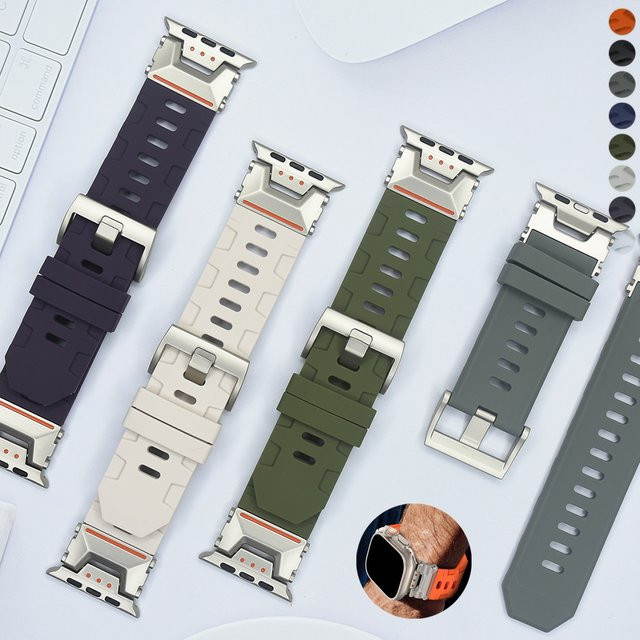 CAOWTAN Uhrenarmband Silikon, Sportarmband - Bild 1