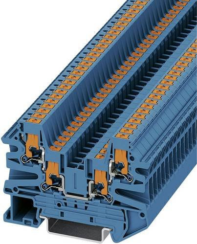 Phoenix Contact 1079006 Reihenklemme 5,2 mm Push-In-Klemme Blau 50 Stück - Bild 1