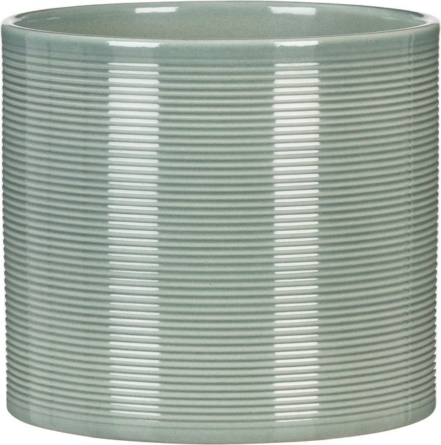 Scheurich Übertopf 828 modern in Sage Grün, Durchmesser: 12 cm, Höhe: 11 cm - Bild 1