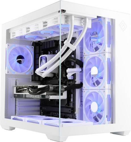 CSL Computer Gaming PC M12130H in Weiß mit AMD Ryzen 9 9950X3D, 32GB RAM, 2TB SSD und Nvidia GeForce RTX 5070 Ti 16GB GDDR7 - Bild 1
