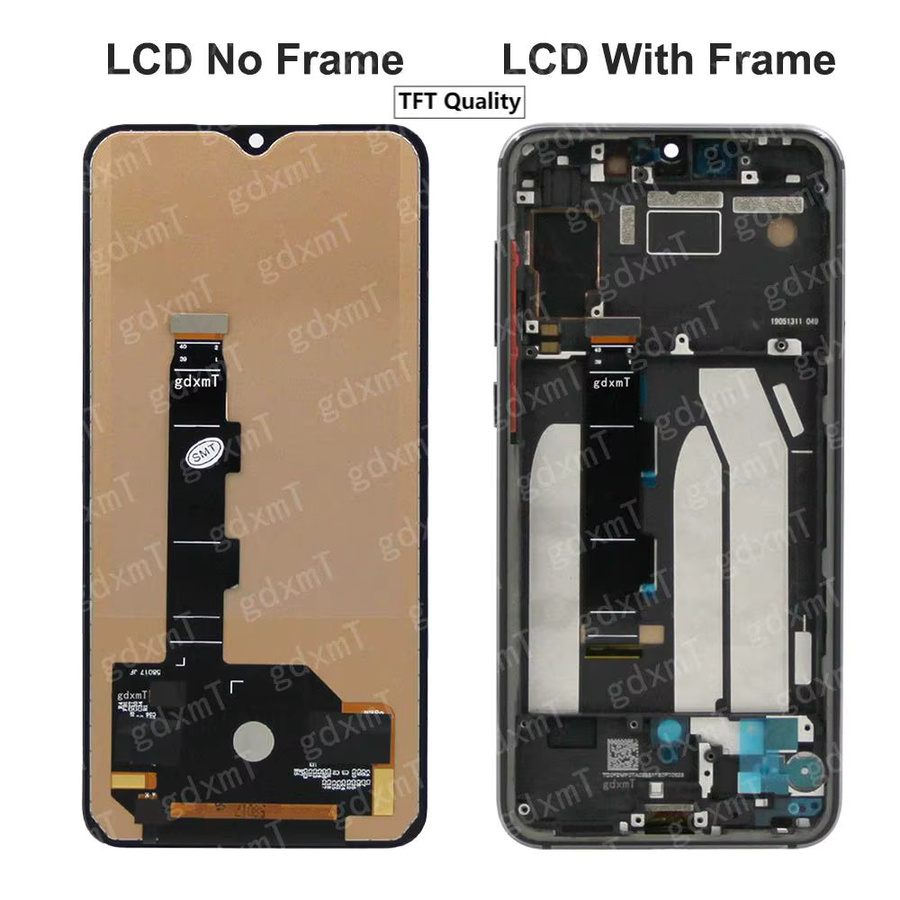 Xiaomi Mi 9 SE AMOLED LCD Display mit Touchscreen Digitizer und Rahmen in Schwarz - Bild 2