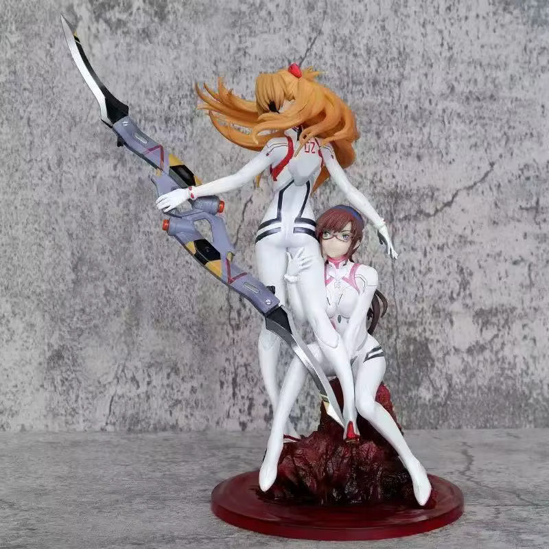 Bandai Anime-Figur Asuka Mari Makinami Illustrious aus Neon Genesis Evangelion als Desktop-Modell zur Dekoration - Bild 3