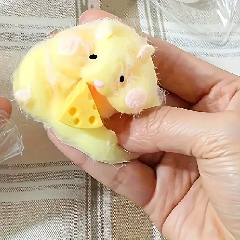 Meade Hamster-Spielzeug mit Käse, Stressabbau-Spielzeug - Bild 2