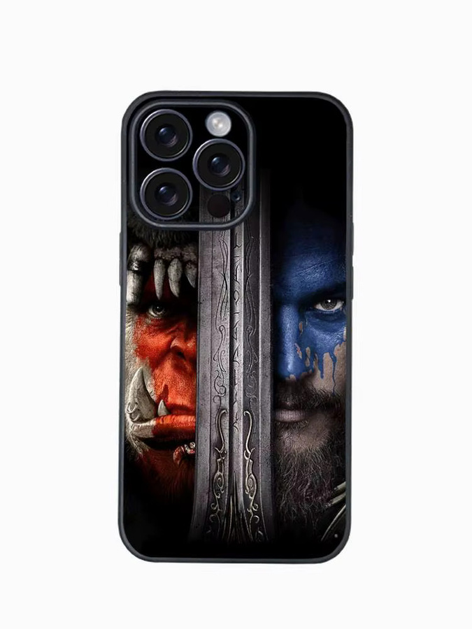 Weiche Silikon-Handyhülle im World of Warcraft Design für Apple iPhone 12 bis 17 Pro Max Plus, Multicolor - Bild 4