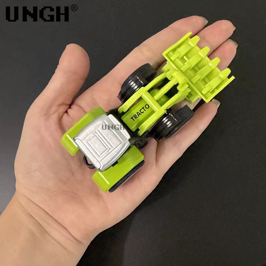 UNGH Green Fram Fahrzeug Diecast Engineering Auto Gabelstapler Modell, 4-teiliges Set - Bild 5