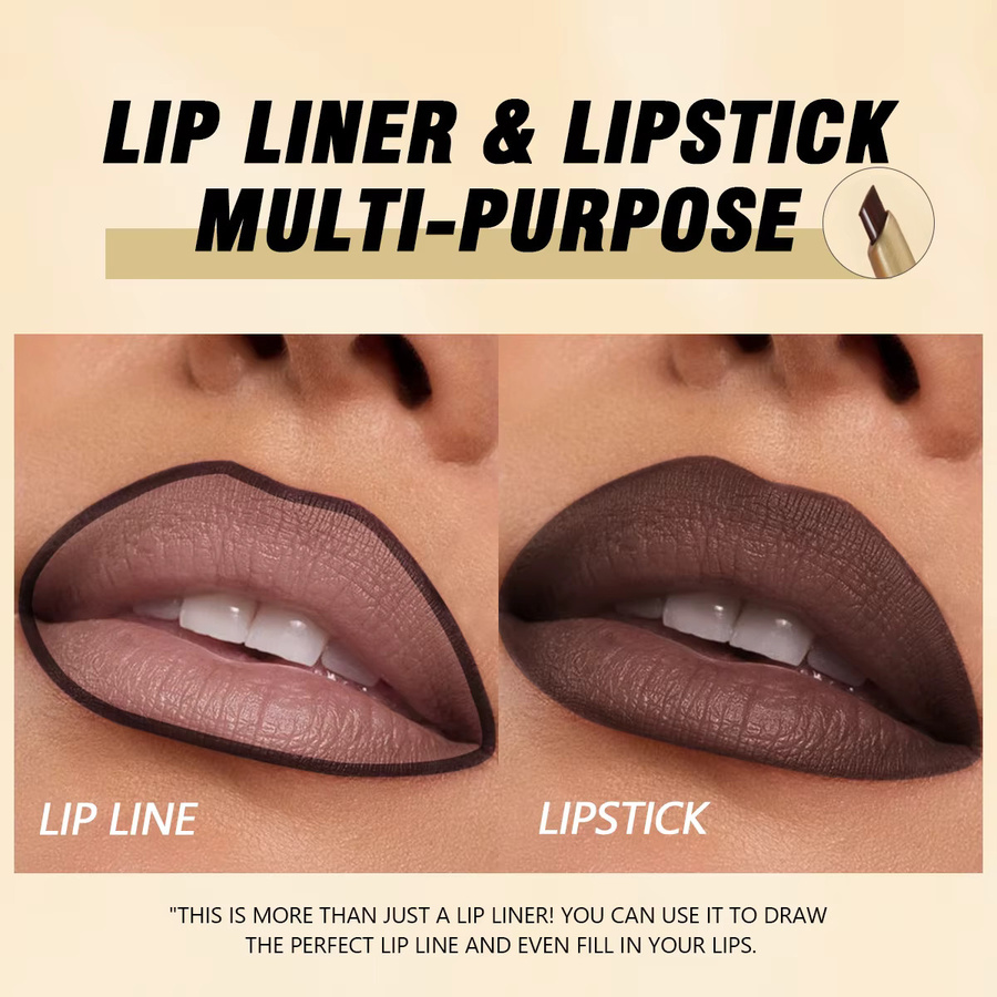 PECOLOVERS Lipliner, Matt, nackter brauner, 6 Farben - Bild 3