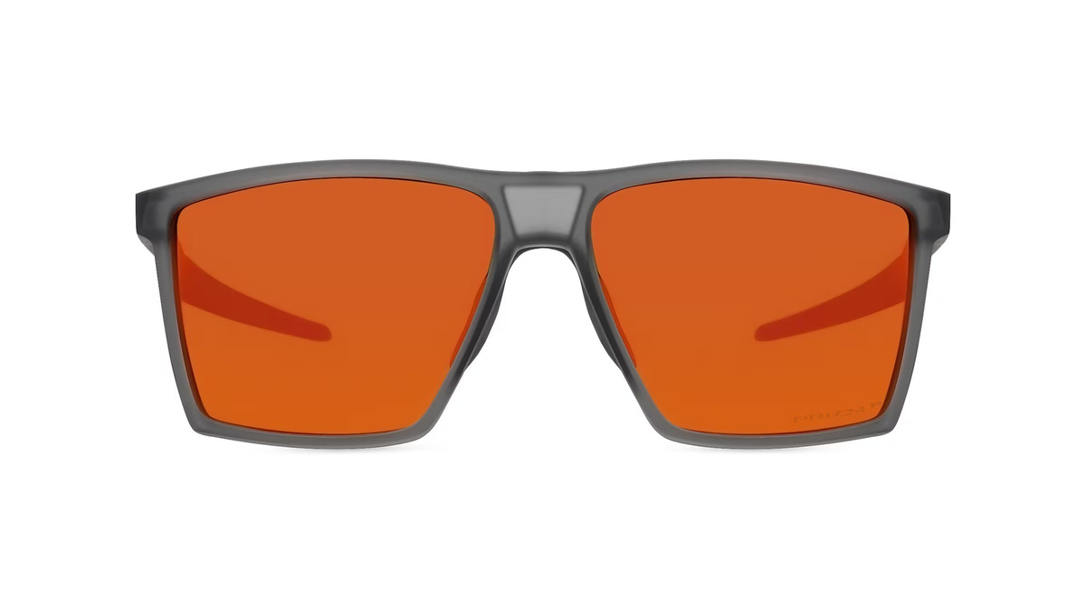 Oakley OO9482 Futurity Sonnenbrille, Vollrand, quadratisch, Kunststoff, Unisex, grau, orange - Bild 1