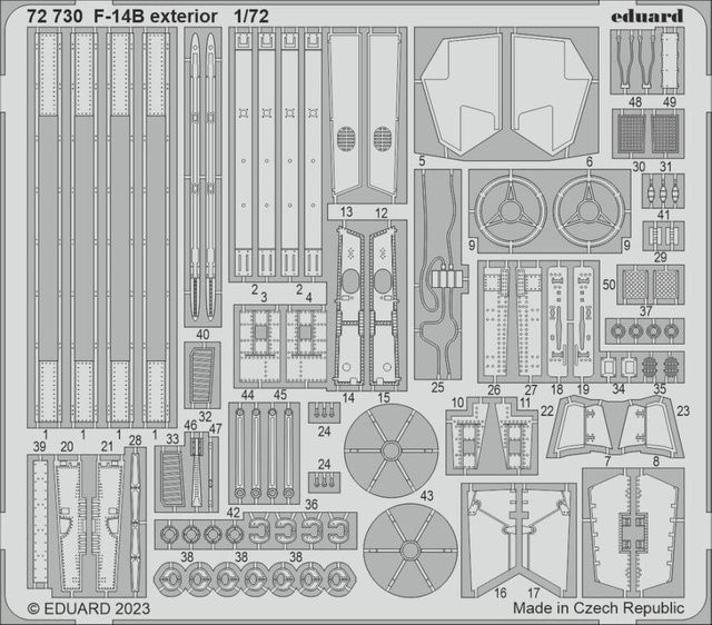 Academy F-14B - Exterior, Fahrzeug, 1:72 - Bild 1