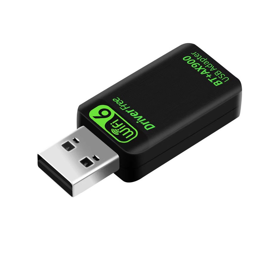 Fenvi 2-in-1 WiFi 6 AX900 USB-Adapter mit Bluetooth 5.4, Dual-Band 2,4 GHz & 5 GHz Netzwerk-Empfänger für PC und Laptop, Schwarz - Bild 5