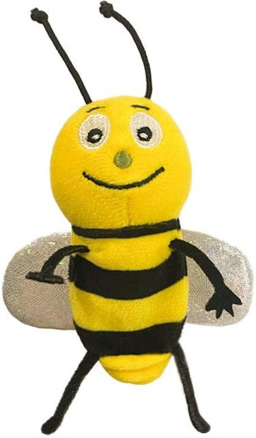 Yiran Health & Beauty Tier Fingerpuppen, Schmetterlingsdesign und Bienen Design, Plüschpuppe, ab 1,5 Jahren - Bild 1