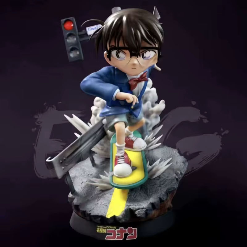 Bandai Conan Edogawa Spielfigur aus Kunstharz, mehrfarbig, Desktop-Modell für Büro und Arbeitszimmer - Bild 5