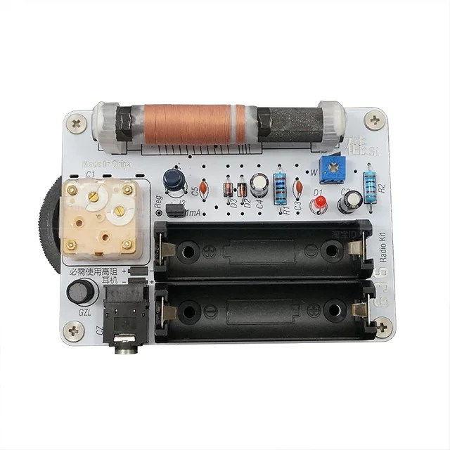 Nvarcher DIY-Kit für Silizium-Röhren 636 Einzelhalbleiter-Funkplatine in Gelb und Multicolour - Bild 1