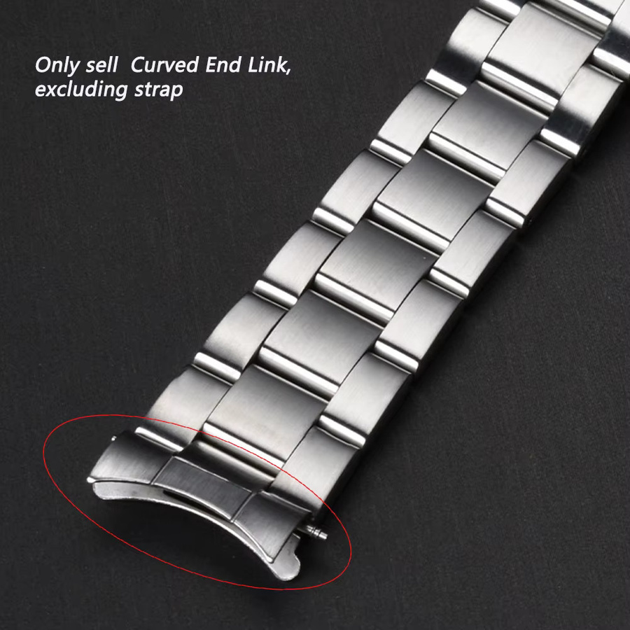 HQstrap Armbandverbinder Edelstahl, Silber, 20 mm, 22 mm, Unisex - Bild 3
