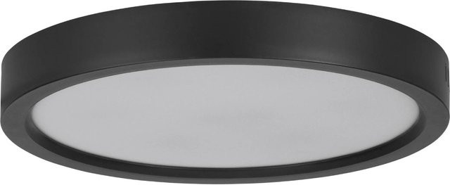 Eglo LED-Deckenleuchte Idun-E in Schwarz mit warmweißem Licht, Höhe: 3,1 cm, Durchmesser: 28,5 cm - Bild 1