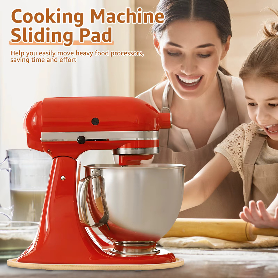 Willstar Schiebeplatte für Standmixer in Braun, Aufbewahrungstablett für 4,5-7 QT Mixer-Arbeitsplatten - Bild 2