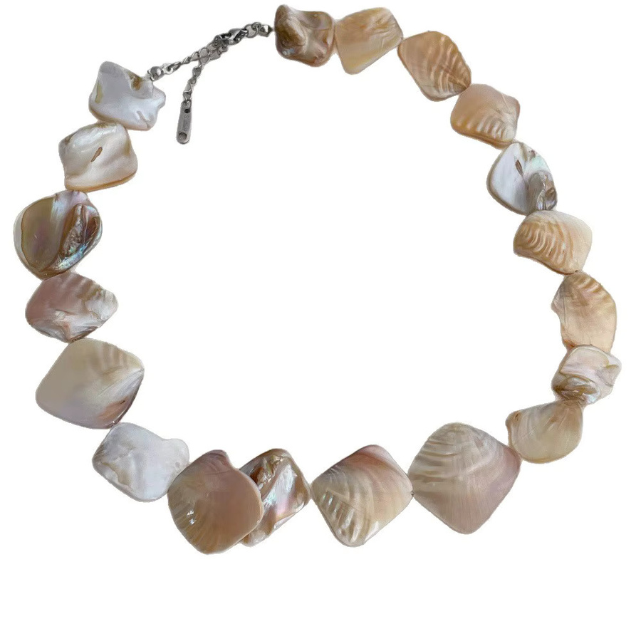 Minar Halskette, Muschelperlen, Silber, Damen - Bild 2