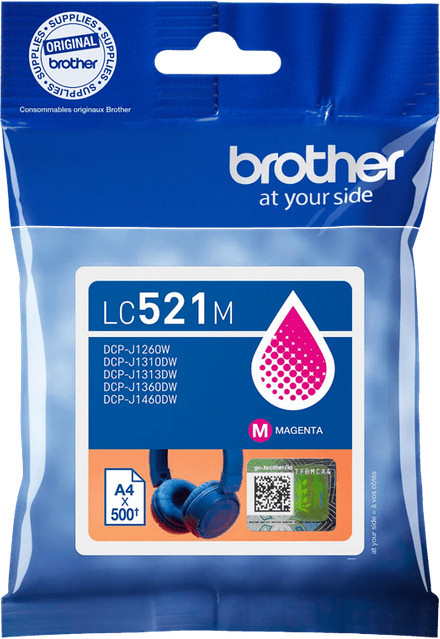 Original Brother LC-521M Tintenpatrone Magenta für Inkjet-Drucker - Bild 2
