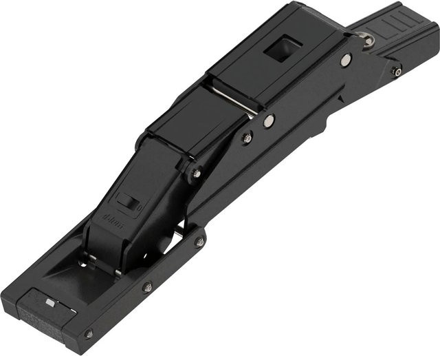 Blum Spiegeltürscharnier Cristallo Clip Top Blumotion 110 Grad mit Feder in Onyx Schwarz zum Kleben - Bild 1