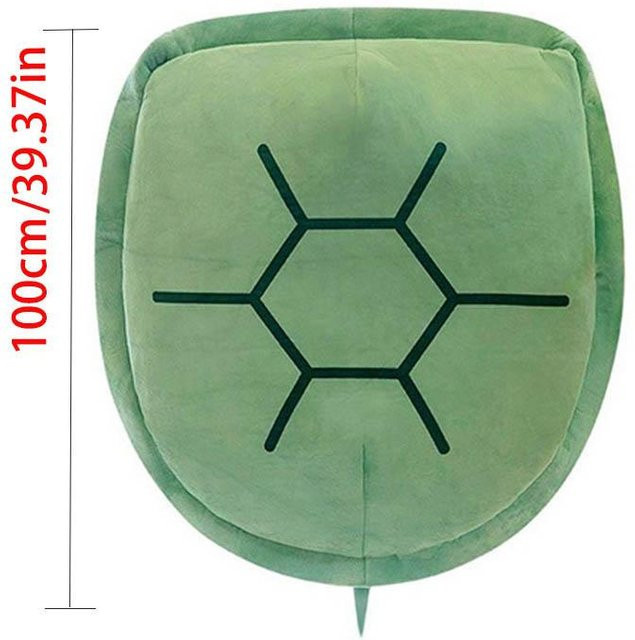 Yiran Furniture Schildkröte Kissen Plüsch Stofftier grün - Bild 1