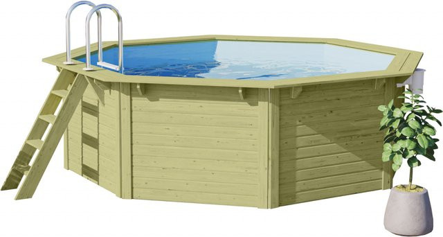 Karibu Pool Modell 1 X Set mit blauer Innenhülle, Durchmesser: 400 cm - Bild 2