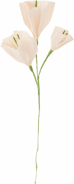 Rico Design Papierblume Prunkwinde in Powder mit floralem Design - Bild 1