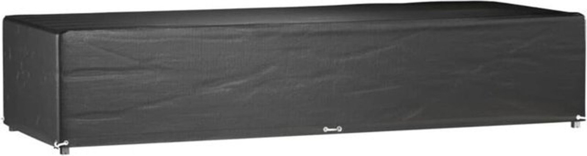 Vidaxl Abdeckungen für Sonnenliegen 2er-Set in Schwarz B/T/H: 205 x 75 x 40 cm mit 12 Ösen - Bild 1
