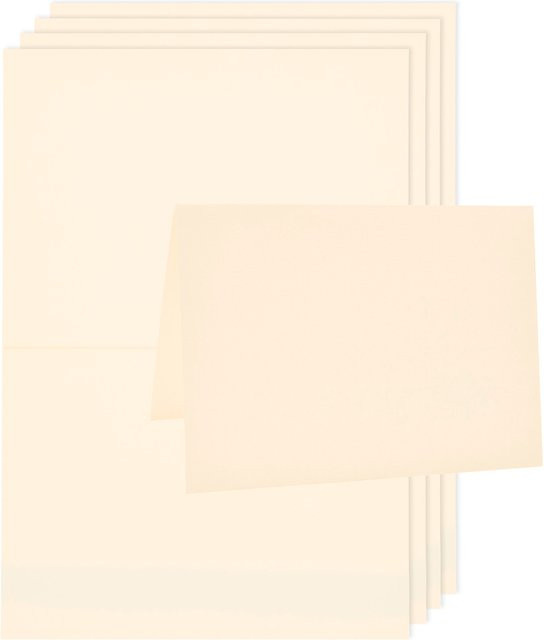 Rico Design Paper Poetry Luxury Karten B6 Creme - Bild 1