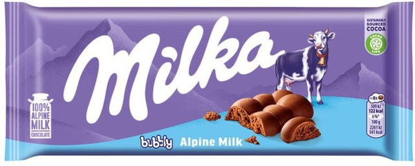 Milka Schokolade Bubbly Vollmilch 90 g