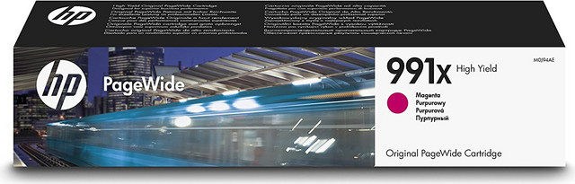 HP 991X Original Magenta Tintenpatrone für PageWide Pro MFP 772dn und MFP 777z, 187 ml - Bild 1