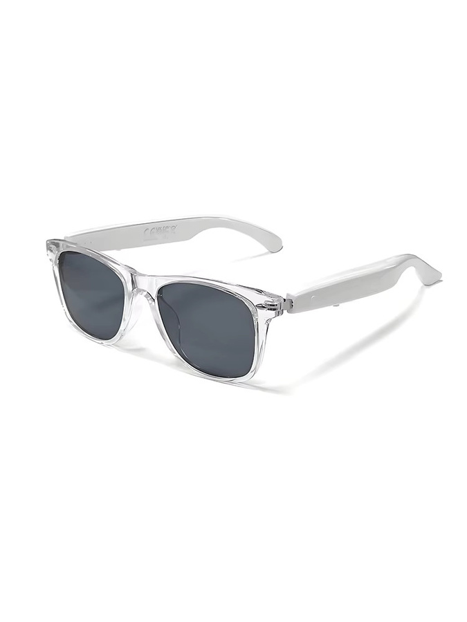 SENBONO Smart Audio Brille mit KI-Übersetzung für über 100 Sprachen, Bluetooth-Funktion für Anrufe und Musikwiedergabe, Sonnenbrille in Schwarz und Transparent - Bild 5