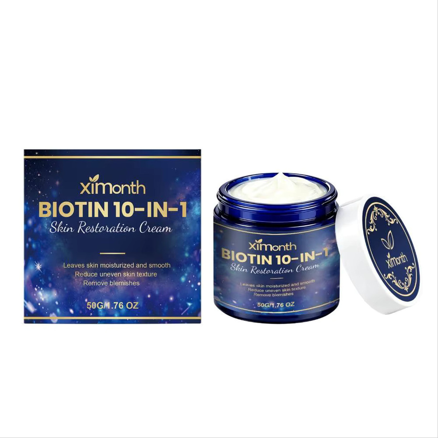 Ximonth Biotin 10-in-1 Multi-Effekt Gesichtscreme, 50 ml, Trockene Haut - Bild 5
