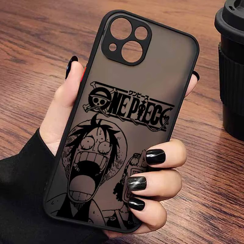 Silikon-Soft-Handyhülle mit One-Piece-Motiven für Xiaomi Mi 15T 14T 12T 12S 12X 12 POCO X7 X6 X5 X4 X3 F5 F4 F3 M6 M4 M3 Pro in Schwarz - Bild 2