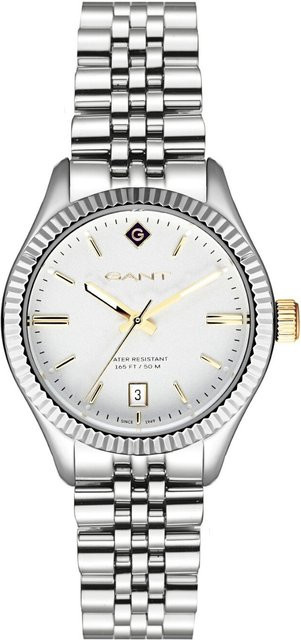 Gant Armbanduhr Sussex, Quarz, Edelstahl, Silber, 34 mm, Damen - Bild 1