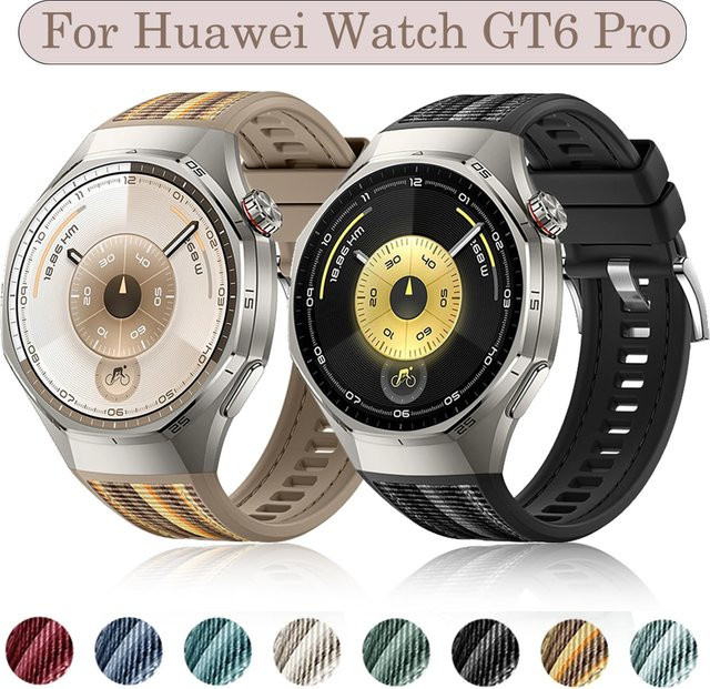Huawei Uhrenarmband Silikon, Schwarz, Unisex - Bild 1