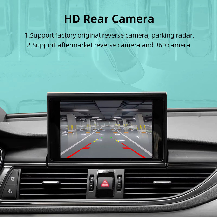 Ezonetronics OEM Bildschirm-Upgrade Decoder-Box für Audi A6 A7 2012-2016 mit 6,5-Zoll-Bildschirm RMC-System für CarPlay und Android Auto in Schwarz - Bild 5