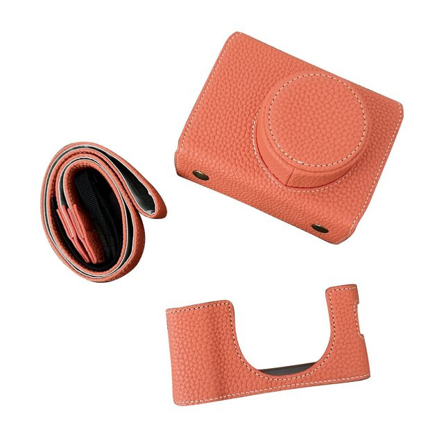 Andoer Tragbare Kamera Schutzhülle im Retro-Stil für Fujifilm X100VI, Farbe: Orange - Bild 1
