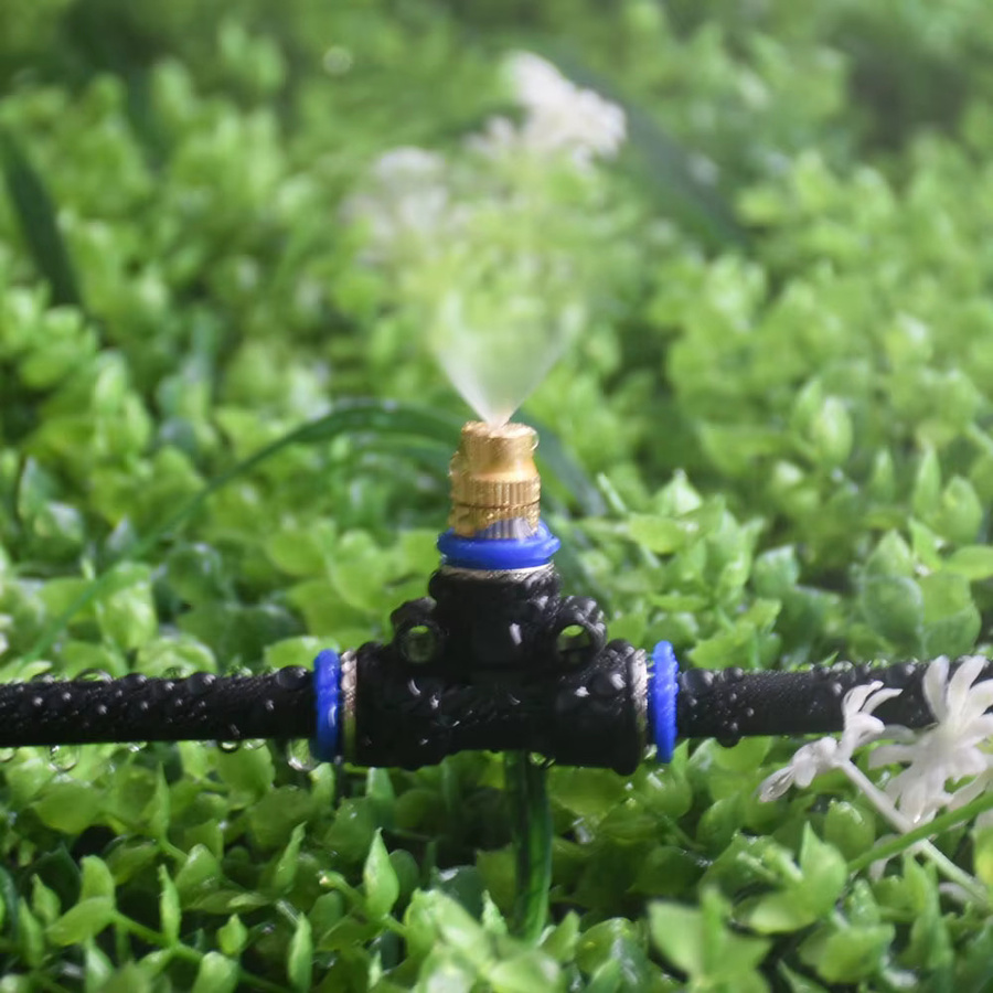 WHWH Outdoor-Nebelkühlsystem Sprinklerdüsen mit 8mm T-Stück und gerader Push-Lock-Verbindung für Deine Gartenbewässerung - Bild 3