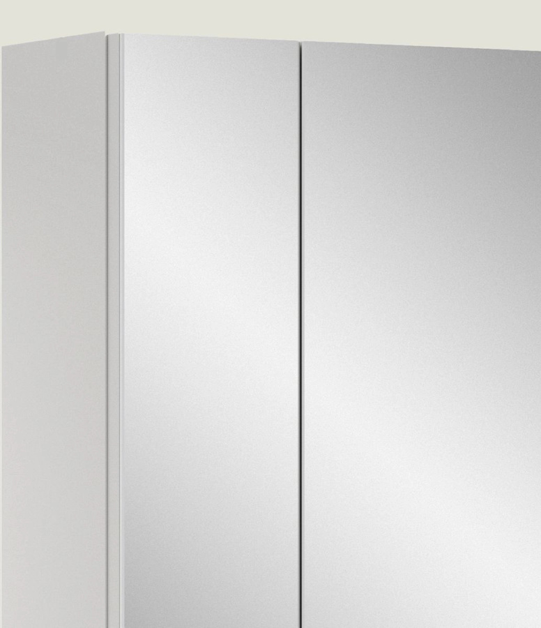 Inn.Furn Badmöbel Set Cover in Weiß Hochglanz 2-teilig mit Waschtischunterschrank und Spiegelschrank B/T/H: 60 x 30 x 185 cm - Bild 2