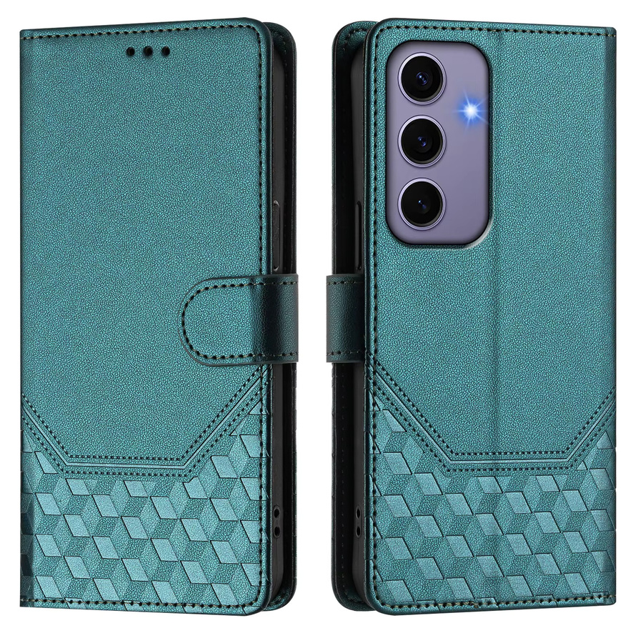 3D Leder Handyhülle als Brieftasche und Buch-Cover für Samsung Galaxy (Modelle: A13, A23, A33, A53, A73, A12, A22, A32, A52, A21s, A51, A71, A10, A20, A30, A50) in Grün - Bild 5