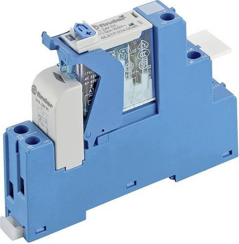 Finder Koppelrelais 4C.01.9.048.0050 Blau 48 V/DC 16A 1 Wechsler - Bild 1